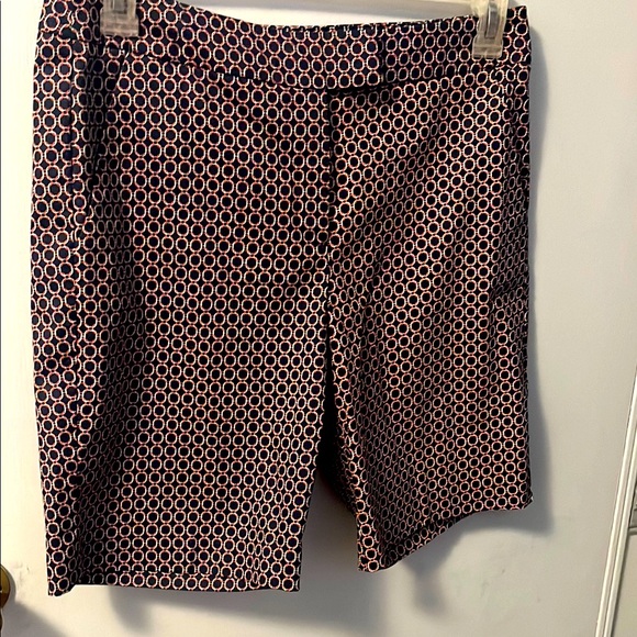 Willi Smith Navy and Orange Patterned Garment - Picture 1 of 2